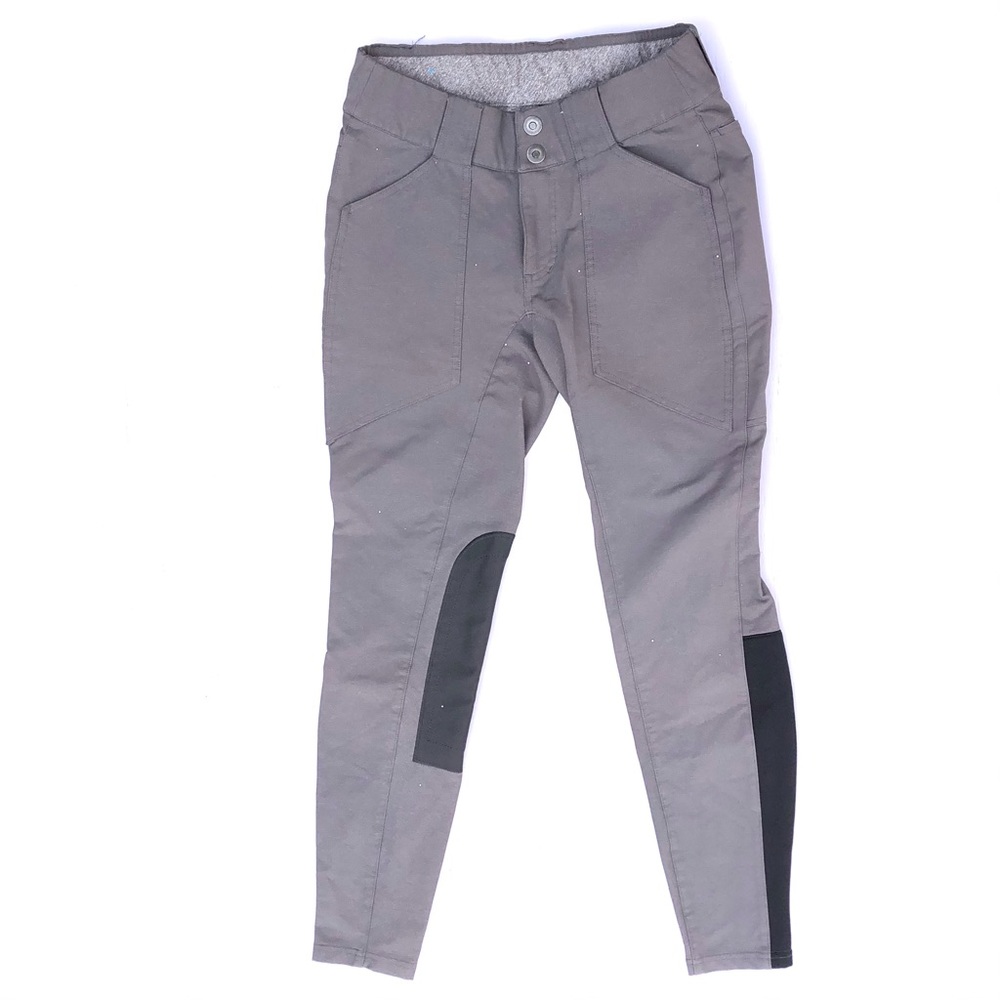 Kerrits Gray Equestrian Breeches Jodhpurs Excellent Condition Sz Medium